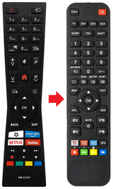 Afstandsbediening geschikt voor JVC LT-32VHQ52I productfoto