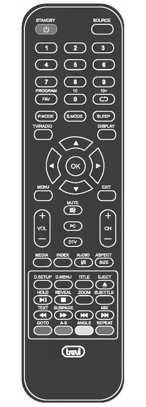 LTV1906HDVD TREVI afstandsbediening