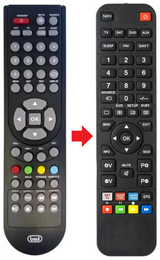 LTV2016HD TREVI afstandsbediening - productfoto