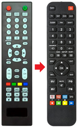 LTV3207SA1 TREVI afstandsbediening - productfoto