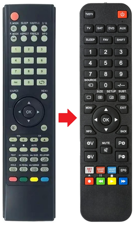 LTVX SCOTT afstandsbediening - productfoto