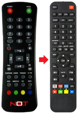 LV6TSCART-DLX NOT ONLY TV afstandsbediening - productfoto