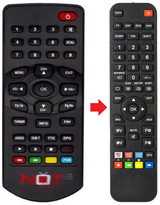 LV6TSCART4SD NOT ONLY TV afstandsbediening - productfoto