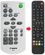 LV7290 CANON afstandsbediening - productfoto
