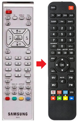 LW17E24CX SAMSUNG afstandsbediening - productfoto