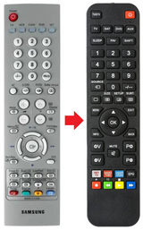 LW22A13W SAMSUNG afstandsbediening - productfoto