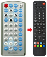 M-DVD4650R MACROM afstandsbediening - productfoto