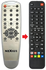 M170T NEXIUS afstandsbediening - productfoto