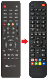 M2-HD JEPSSEN afstandsbediening - productfoto