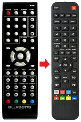 M95PVR-22P BLUSENS afstandsbediening - productfoto