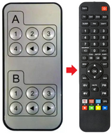 MATRIX-HDMI ROLINE afstandsbediening - productfoto