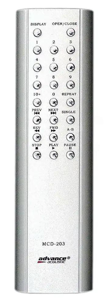 MCD-203 ADVANCE ACOUSTIC afstandsbediening