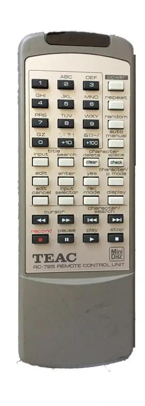 MD-H500I TEAC TEAK afstandsbediening