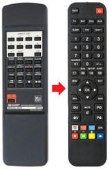 MD-R2 SHARP afstandsbediening - productfoto