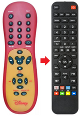MD41170 DISNEY ELECTRONICS afstandsbediening - productfoto