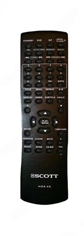 MDX45 SCOTT afstandsbediening
