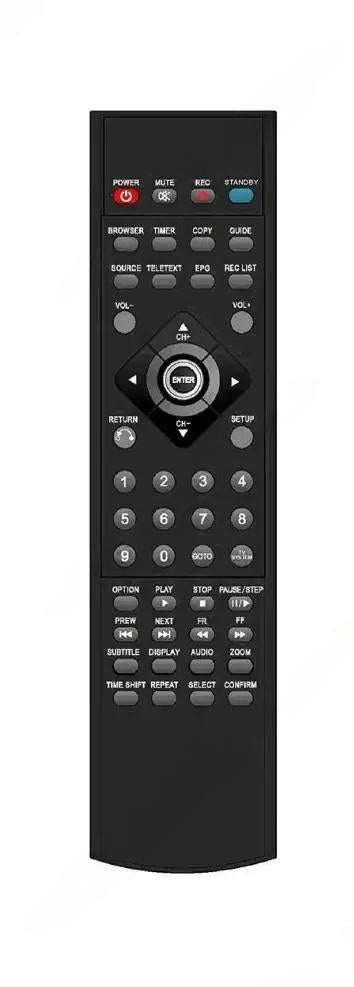 MEDIADISK-ZXHD MEMUP afstandsbediening