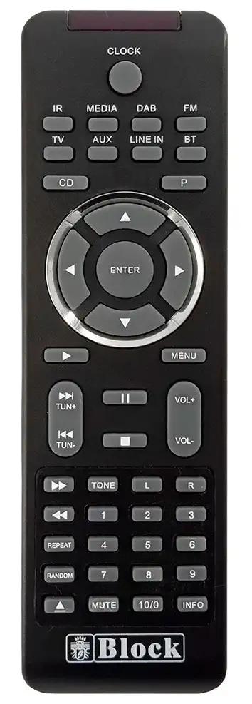 MHF800 AUDIOBLOCK afstandsbediening