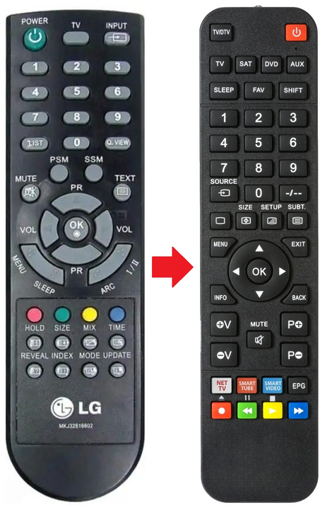 MKJ32816602 LG afstandsbediening - productfoto