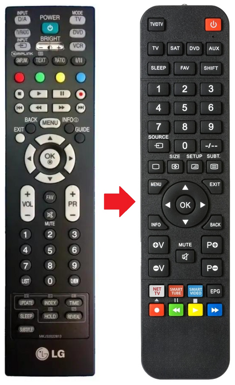 MKJ39170804 LG afstandsbediening - productfoto