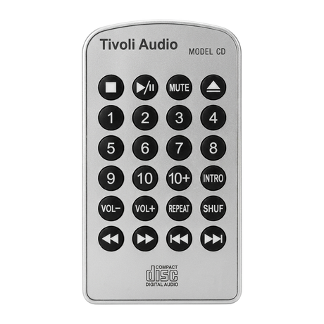 MODEL-CD TIVOLI-AUDIO afstandsbediening