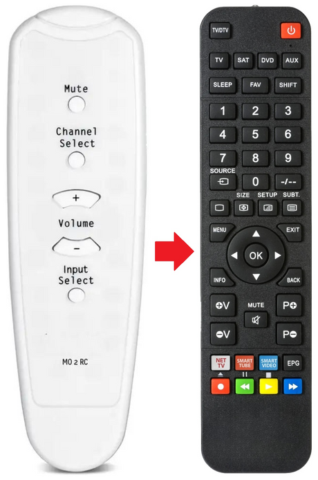 MOTIV2 TEUFEL afstandsbediening - productfoto