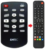 MOVIECUBE-N120 EMTEC afstandsbediening - productfoto
