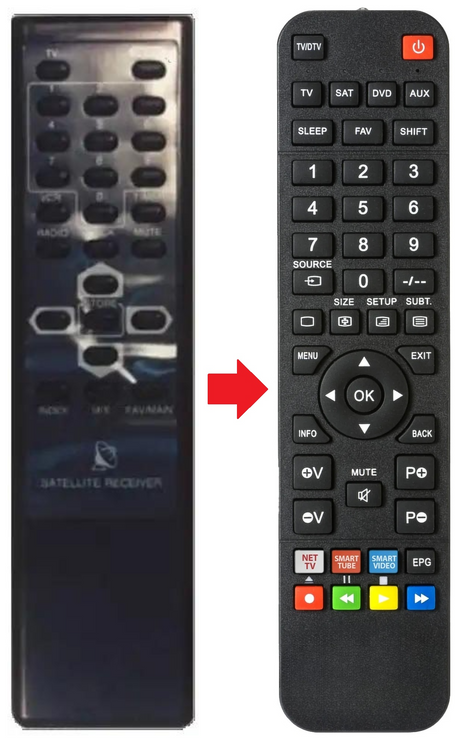 MS-1002 MEDION afstandsbediening - productfoto