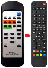 MULTISYNC-V421 NEC afstandsbediening - productfoto