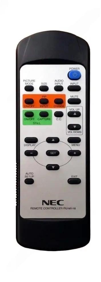 MULTISYNC-V421 NEC afstandsbediening