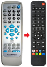 MX-DVD855NZ MXONDA afstandsbediening - productfoto
