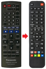 N2QAYB000093 PANASONIC afstandsbediening - productfoto