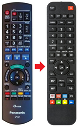 N2QAYB000136 PANASONIC afstandsbediening - productfoto