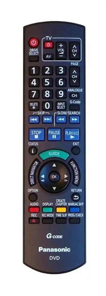 N2QAYB000136 PANASONIC afstandsbediening