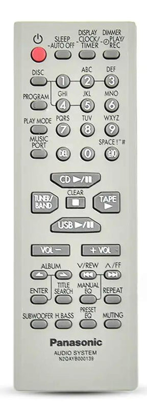 N2QAYB000139 PANASONIC afstandsbediening