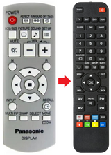 N2QAYB000178 PANASONIC afstandsbediening - productfoto