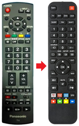 N2QAYB000228 PANASONIC afstandsbediening - productfoto