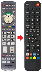 N2QAYB000504 PANASONIC afstandsbediening - productfoto