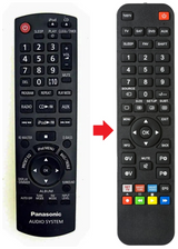 N2QAYB000522 PANASONIC afstandsbediening - productfoto
