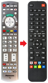 N2QAYB000572 PANASONIC afstandsbediening - productfoto