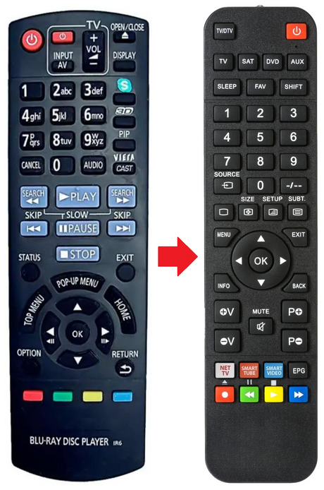 N2QAYB000576 PANASONIC afstandsbediening - productfoto