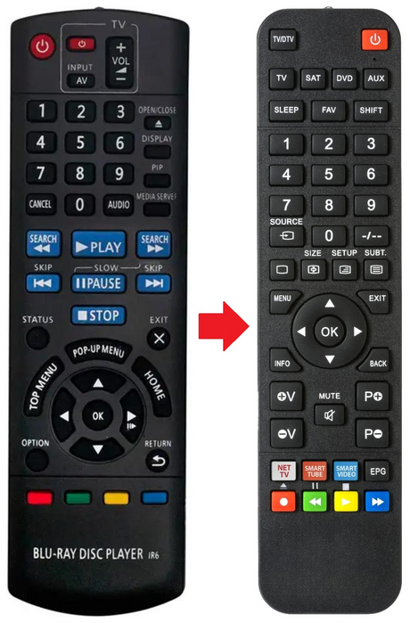 N2QAYB000577 PANASONIC afstandsbediening - productfoto