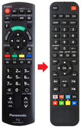 N2QAYB000603 PANASONIC afstandsbediening - productfoto