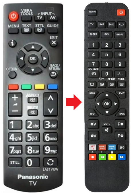N2QAYB000815 PANASONIC afstandsbediening - productfoto