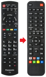 N2QAYB000830 PANASONIC afstandsbediening - productfoto