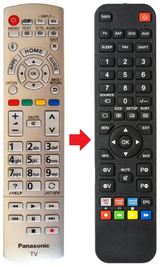 N2QAYB000928 PANASONIC afstandsbediening - productfoto