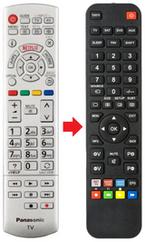 N2QAYB001009 PANASONIC afstandsbediening - productfoto