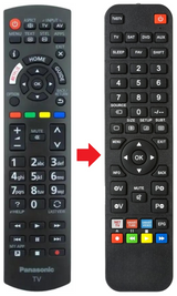 N2QAYB001111 PANASONIC afstandsbediening - productfoto