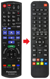 N2QAYB001114 PANASONIC afstandsbediening - productfoto