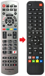 N2QAYB001248 PANASONIC afstandsbediening - productfoto